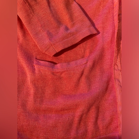 BR cotton/cashmere blend cardi Petite M - Picture 3 of 5